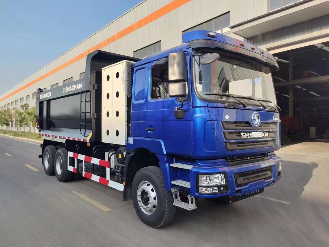 SHACMAN CNG 덤프 트럭 F3000 6x4 380 유로V 블루