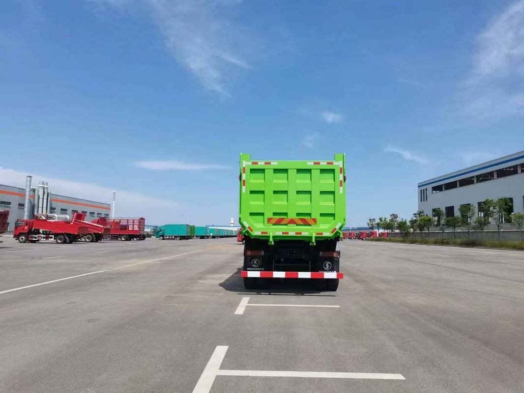 10 바퀴 SHACMAN F3000 CNG 덤프 트럭 6x4 유로 V WEICHAI-430HP 녹색 건설 및 광업에 완벽
