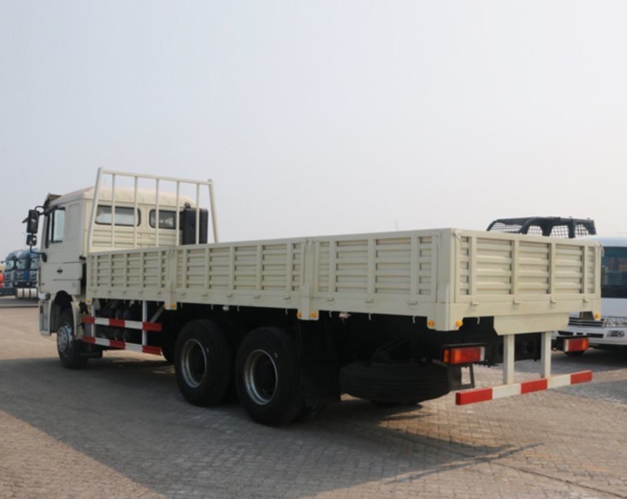 SHACMAN F3000 트럭 6x4 340hp 유로 II 흰색 10 휠 트럭