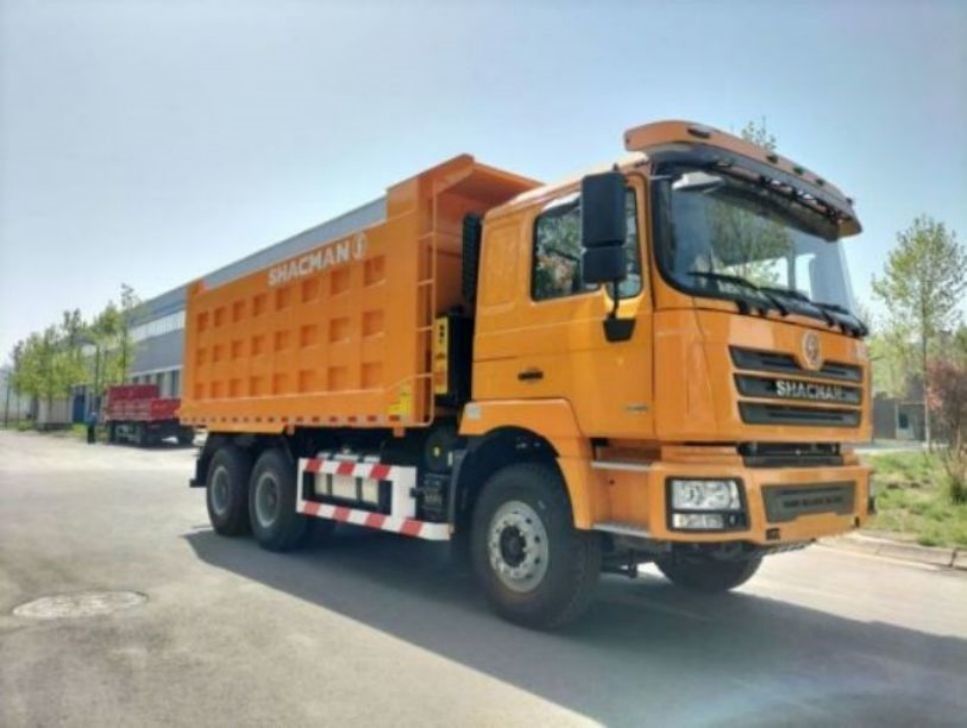 10 바퀴 SHACMAN F3000 틱터 트럭 6x4 375 유로V 노란색 24개월 보증