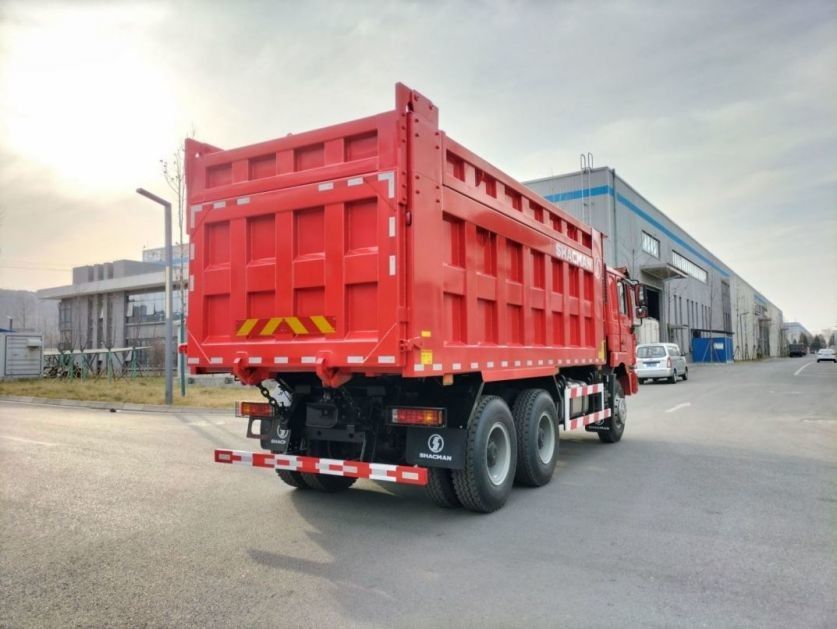 SHACMAN F3000 티퍼 덤프 트럭 6x4 WP10.380hp 유로II 레드 10 타이어 5175mm