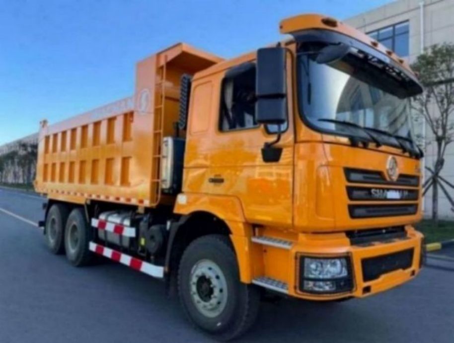 SHACMAN 엑스포트 티퍼 덤프 트럭 F3000 6x4 380 유로II 노란색 고급 운전 경험