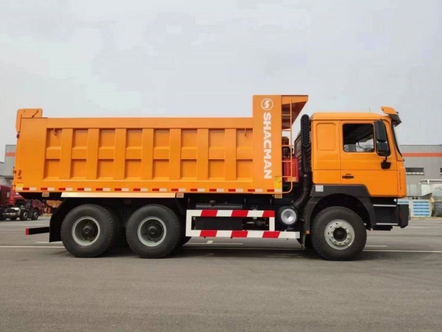 SHACMAN 싱글 슬리퍼 덤프 트럭 F3000 6x4 400hp EuroII 강력한 성능과 유료 화물 용량