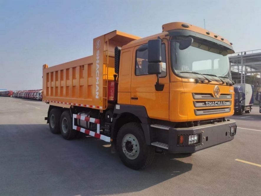 SHACMAN 싱글 슬리퍼 덤프 트럭 F3000 6x4 400hp EuroII 강력한 성능과 유료 화물 용량