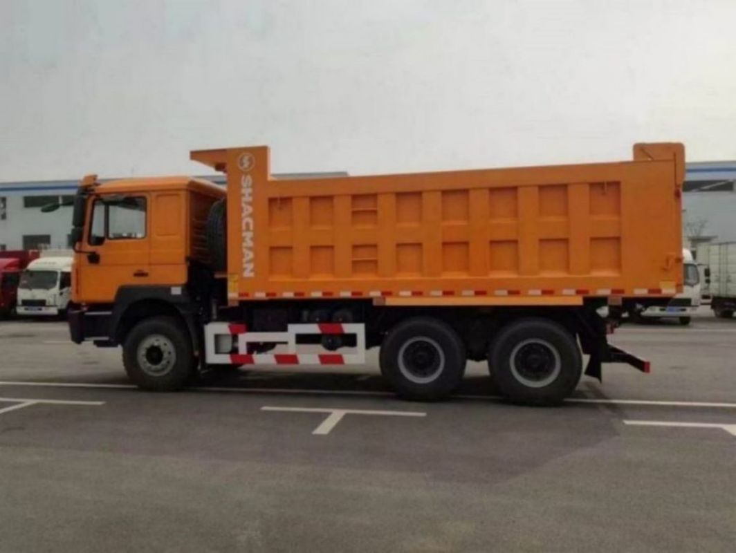 SHACMAN 싱글 슬리퍼 덤프 트럭 F3000 6x4 400hp EuroII 강력한 성능과 유료 화물 용량