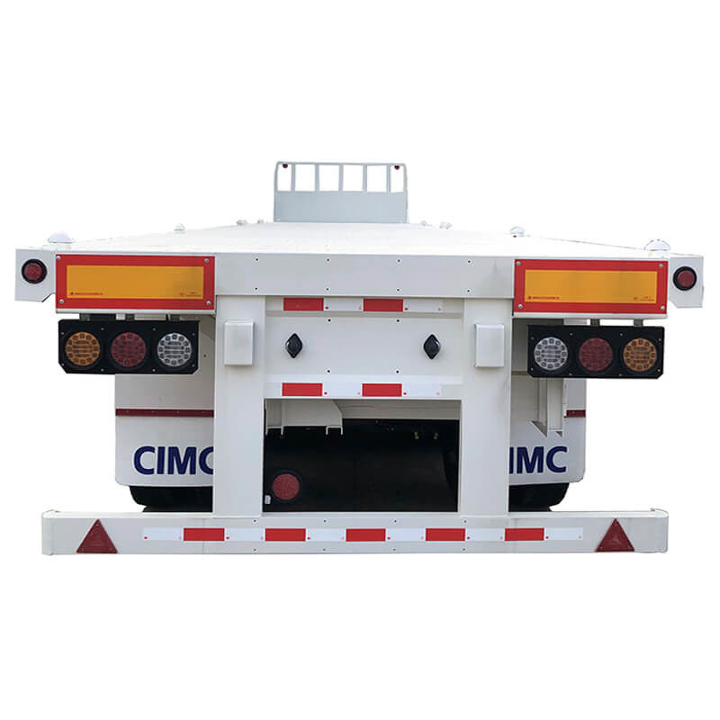 CMCC 3 축 40 톤 40ft 확장 가능한 평면 트레일러 판매