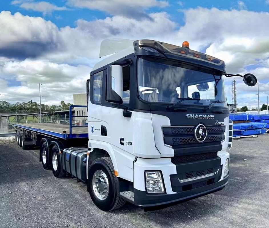 400L SHACMAN X3000 트럭 트랙터 헤드 430HP 유로II 흰색 6x4 트랙터 헤드