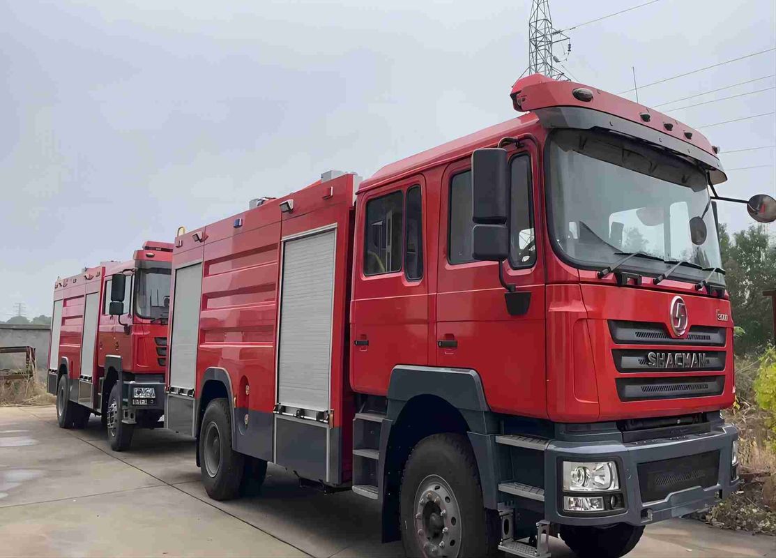 특수 트럭 SHACMAN F3000 6x4 300HP 50T 소방 구조 트럭 WEICHAI WP10.300E22 엔진과 FAST RTD-11509C 기어 박스