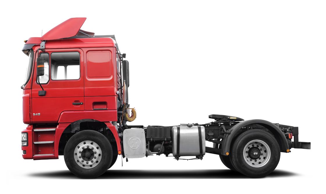 빨간색 SHACMAN F3000 375HP 유로 V 6 휠 트랙터 헤드 4x2 WEICHAI 엔진