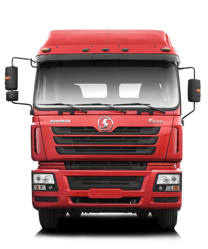 빨간색 SHACMAN F3000 375HP 유로 V 6 휠 트랙터 헤드 4x2 WEICHAI 엔진