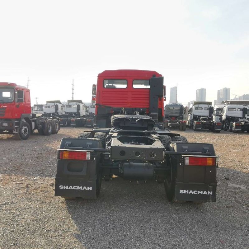 빨간색 SHACMAN F3000 375HP 유로 V 6 휠 트랙터 헤드 4x2 WEICHAI 엔진