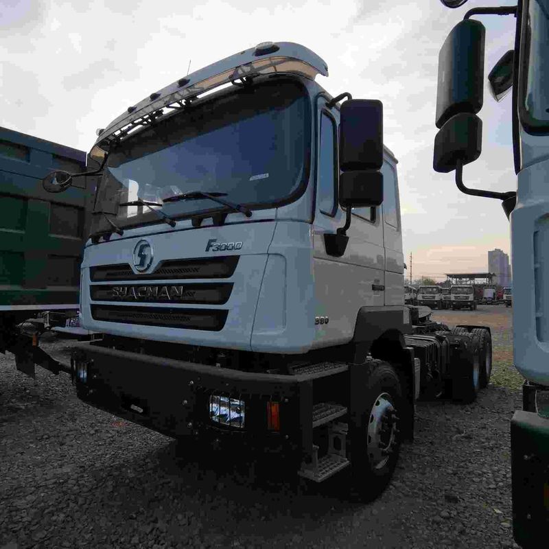 빨간색 SHACMAN F3000 375HP 유로 V 6 휠 트랙터 헤드 4x2 WEICHAI 엔진