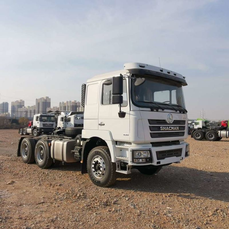 빨간색 SHACMAN F3000 375HP 유로 V 6 휠 트랙터 헤드 4x2 WEICHAI 엔진