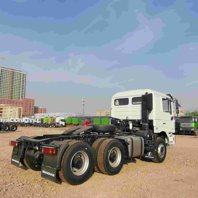 빨간색 SHACMAN F3000 375HP 유로 V 6 휠 트랙터 헤드 4x2 WEICHAI 엔진