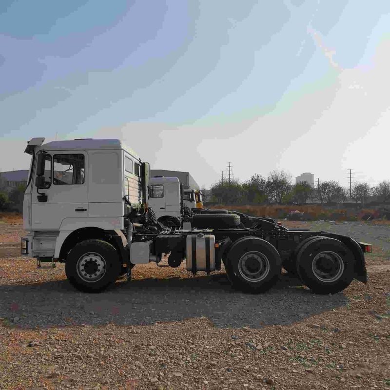 빨간색 SHACMAN F3000 375HP 유로 V 6 휠 트랙터 헤드 4x2 WEICHAI 엔진