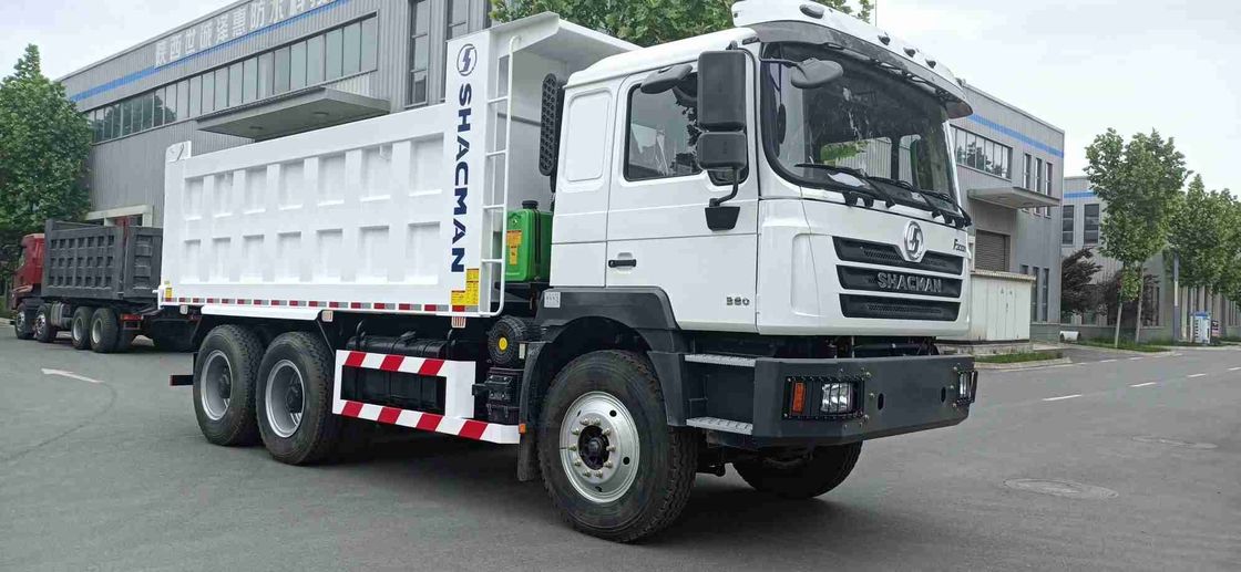 SHACMAN 3 축 무거운 덤프 트럭 F3000 6x4 430HP 유로II 25톤 3 축 덤프 트럭