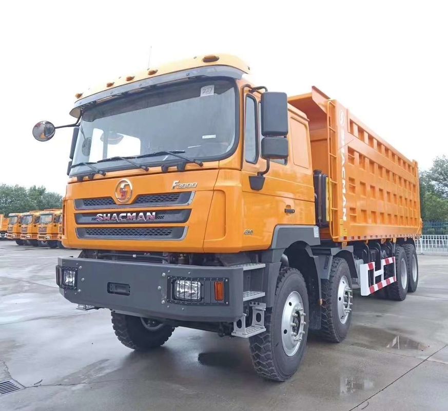 SHACMAN 3 축 덤프 트럭 F3000 8x4 430HP 유로II 25 톤 3 축 덤프 트럭