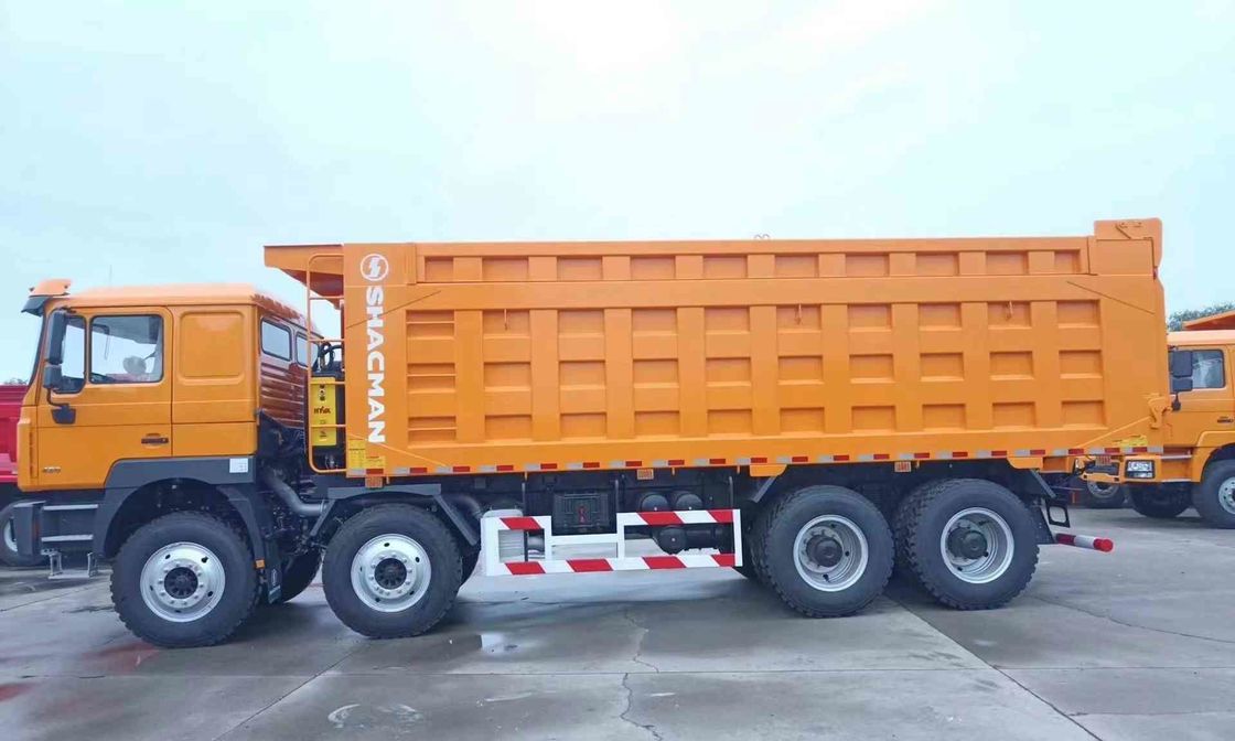 SHACMAN 3 축 덤프 트럭 F3000 8x4 430HP 유로II 25 톤 3 축 덤프 트럭