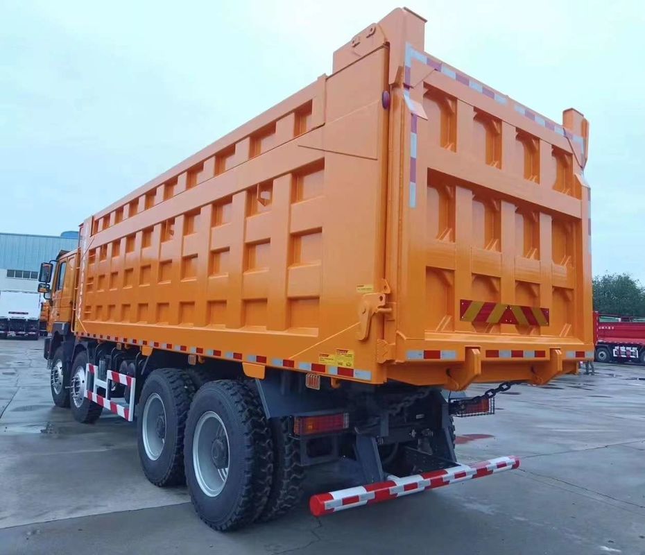 SHACMAN 3 축 덤프 트럭 F3000 8x4 430HP 유로II 25 톤 3 축 덤프 트럭