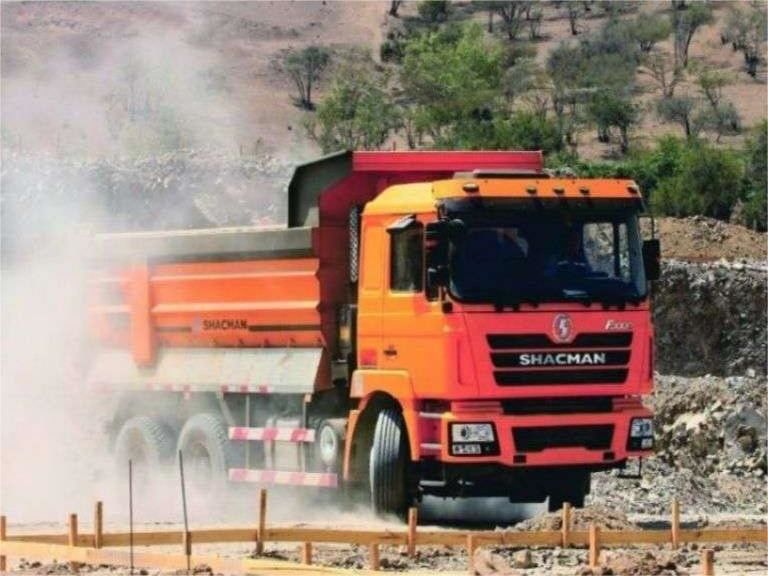 SHACMAN F3000 380HP 6x4 트랙터 트럭 유로II 10 휠 덤프 트럭 WEICHAI 엔진