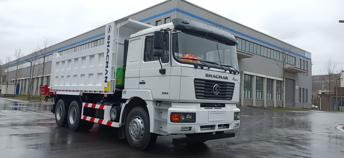 F2000 SHACMAN 290hp WEICHAI 유로 II 디젤 엔진 6x4 덤프 트럭 12R22.5 타이어