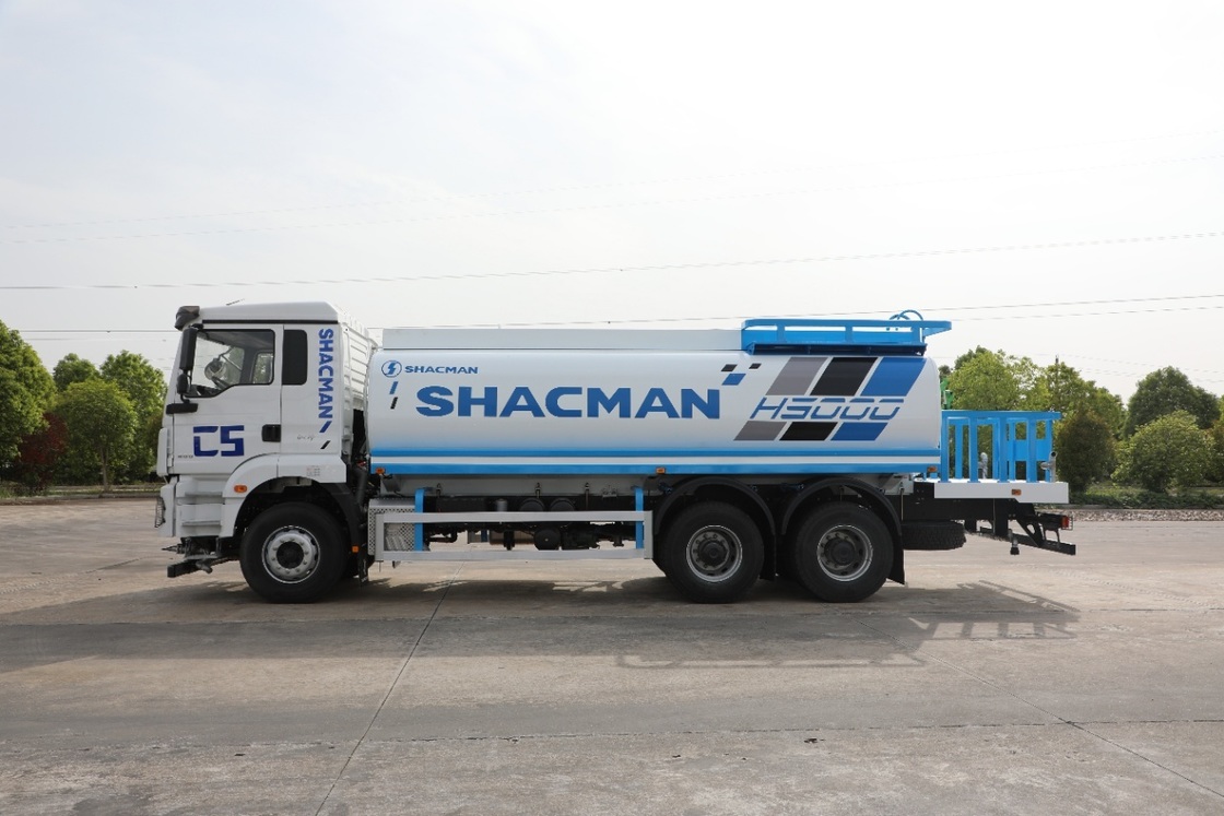 SHACMAN H3000 4X2 물차, 336마력 엔진, 10m³ 탱크, 좌측 운전석, 유로 Ⅱ
