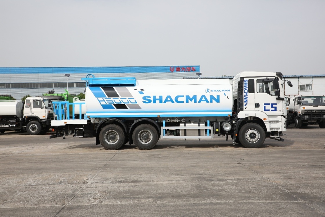 SHACMAN H3000 4X2 물차, 336마력 엔진, 10m³ 탱크, 좌측 운전석, 유로 Ⅱ