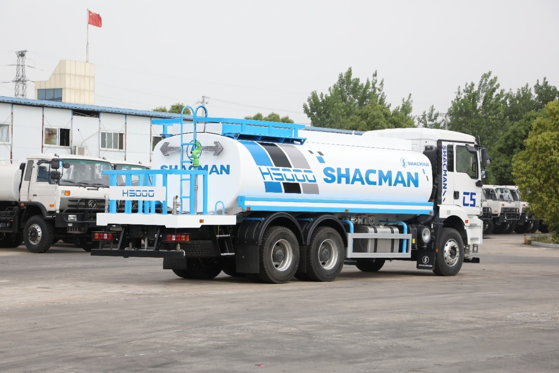 SHACMAN H3000 4X2 물차, 336마력 엔진, 10m³ 탱크, 좌측 운전석, 유로 Ⅱ